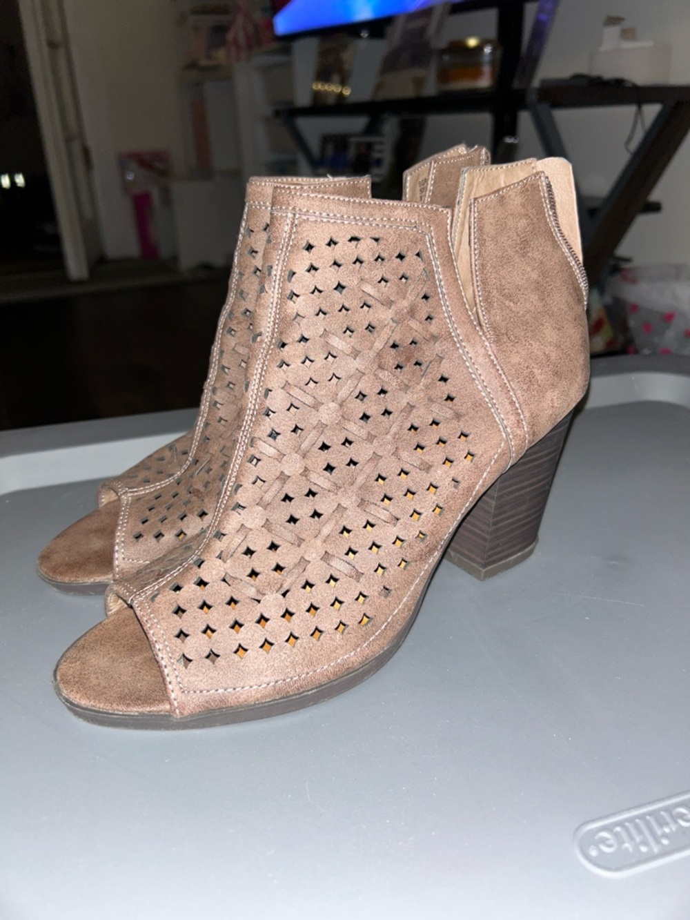Open Toe Booties